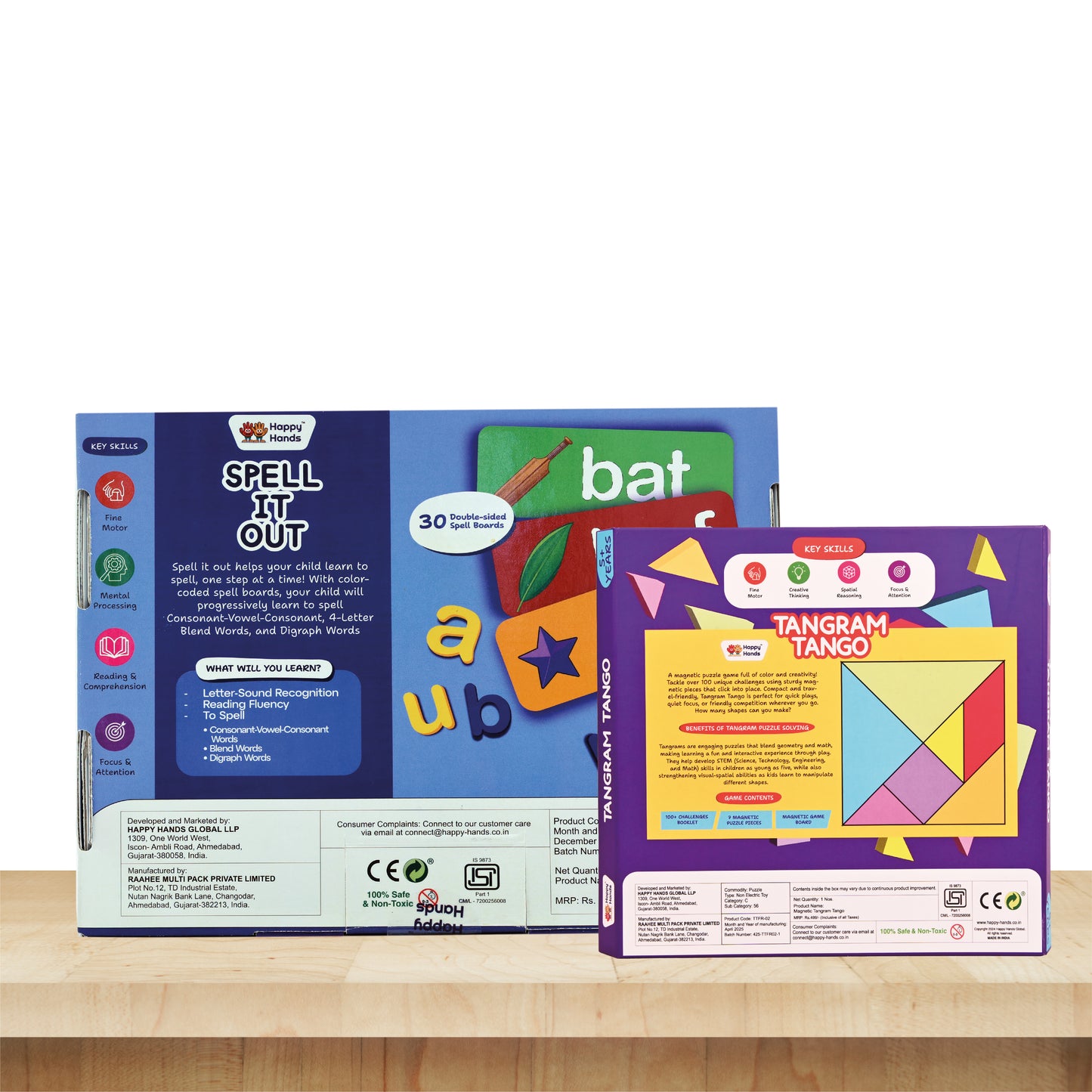 Sigma Combo (Spell It Out + Tangram Tango)