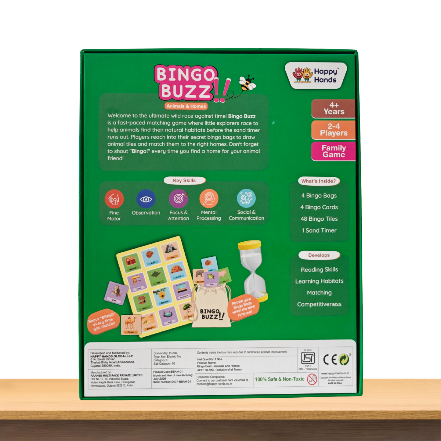 Bingo Buzz Animals & Homes