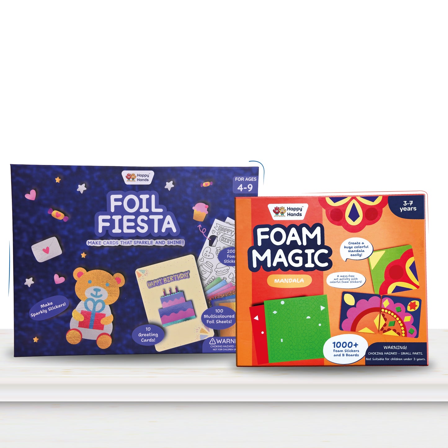 Spark and Craft Combo Pack (Foil Fiesta + Foam Magic Mandala)