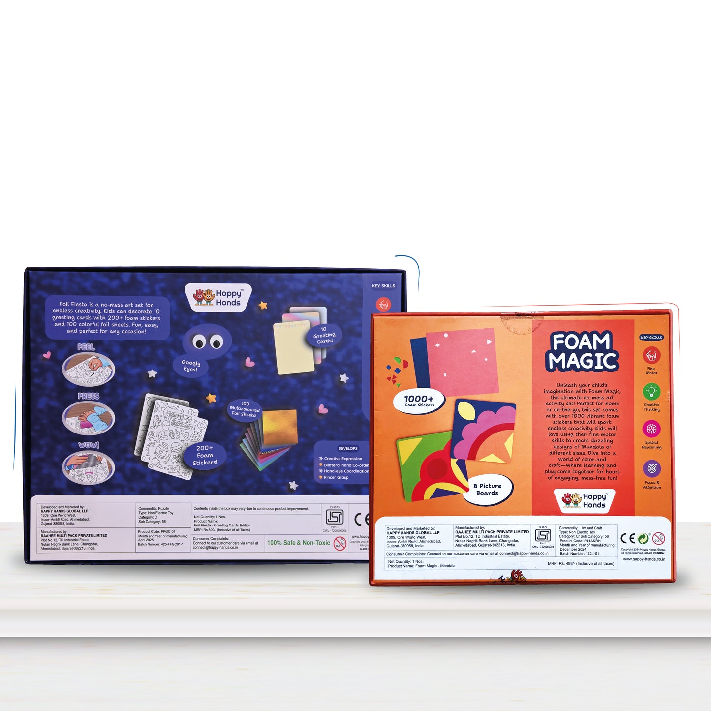 Spark and Craft Combo Pack (Foil Fiesta + Foam Magic Mandala)