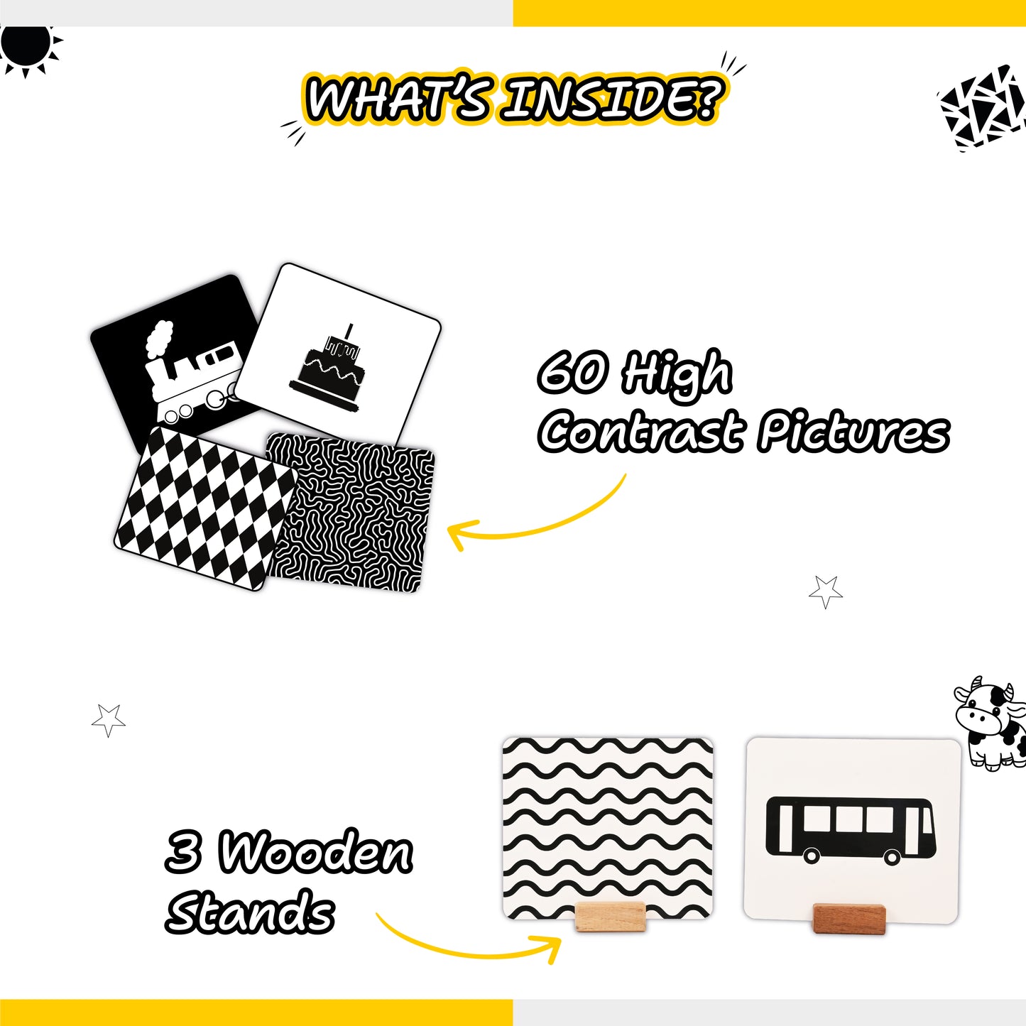 High Contrast Flash Cards