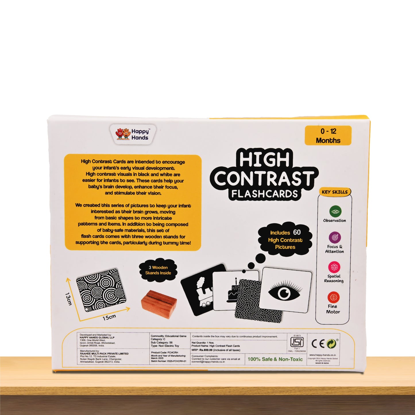 High Contrast Flash Cards