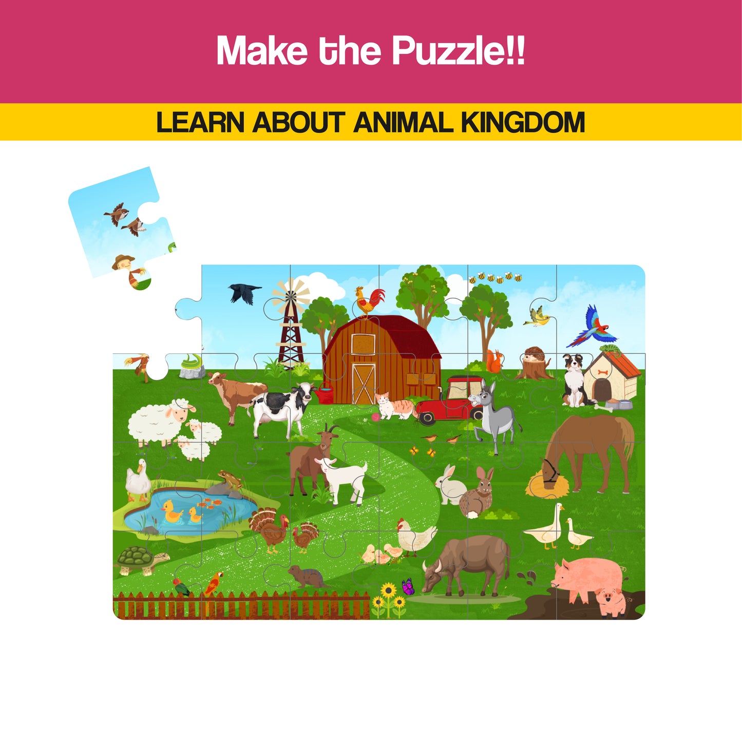 4in1 Puzzle : Animal Kingdom