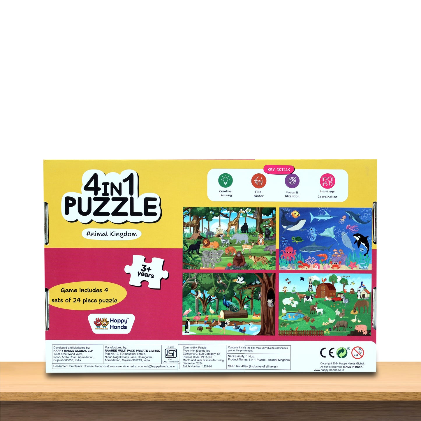 4in1 Puzzle : Animal Kingdom