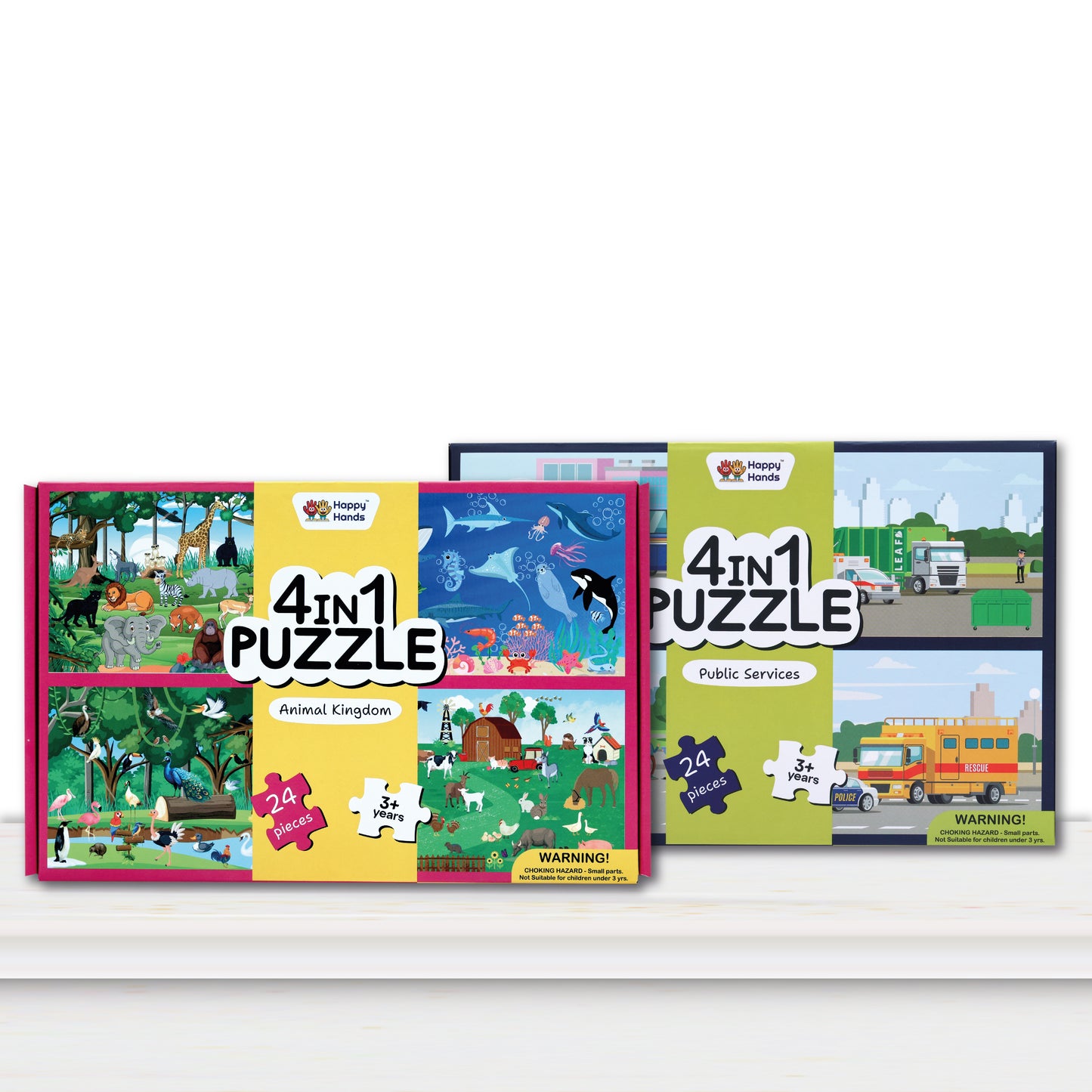 Best Puzzle Combo (Public Services + Animal Kingdom Jigsaw Puzzle)