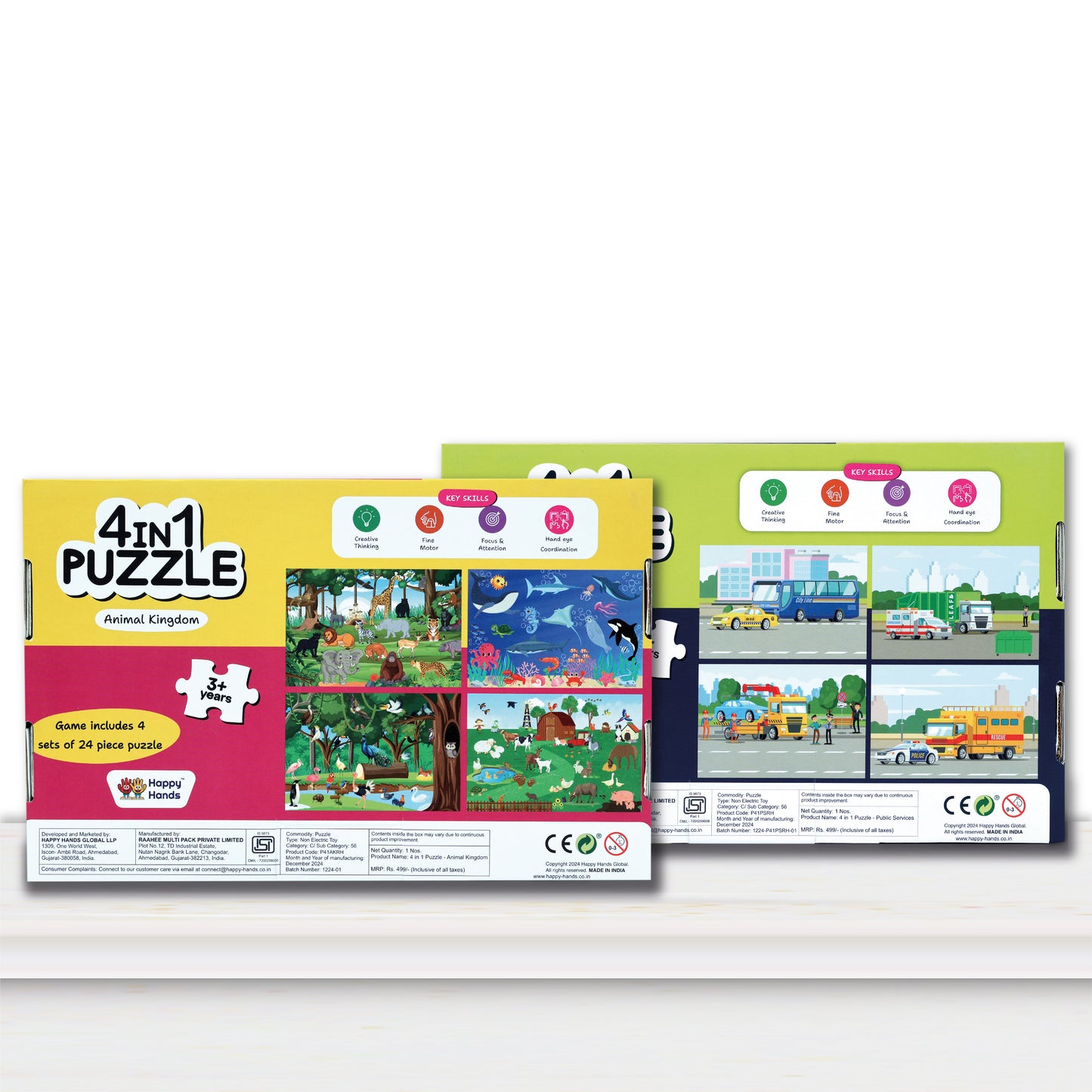 Best Puzzle Combo (Public Services + Animal Kingdom Jigsaw Puzzle)