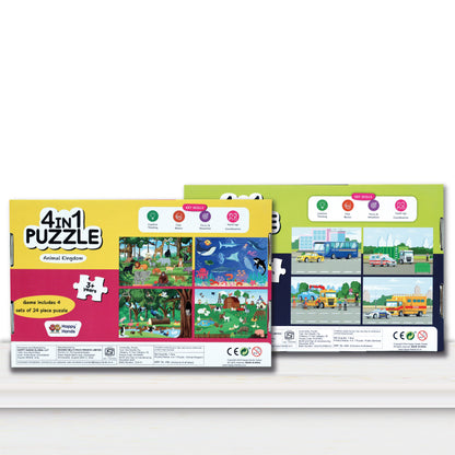 Best Puzzle Combo (Public Services + Animal Kingdom Jigsaw Puzzle)