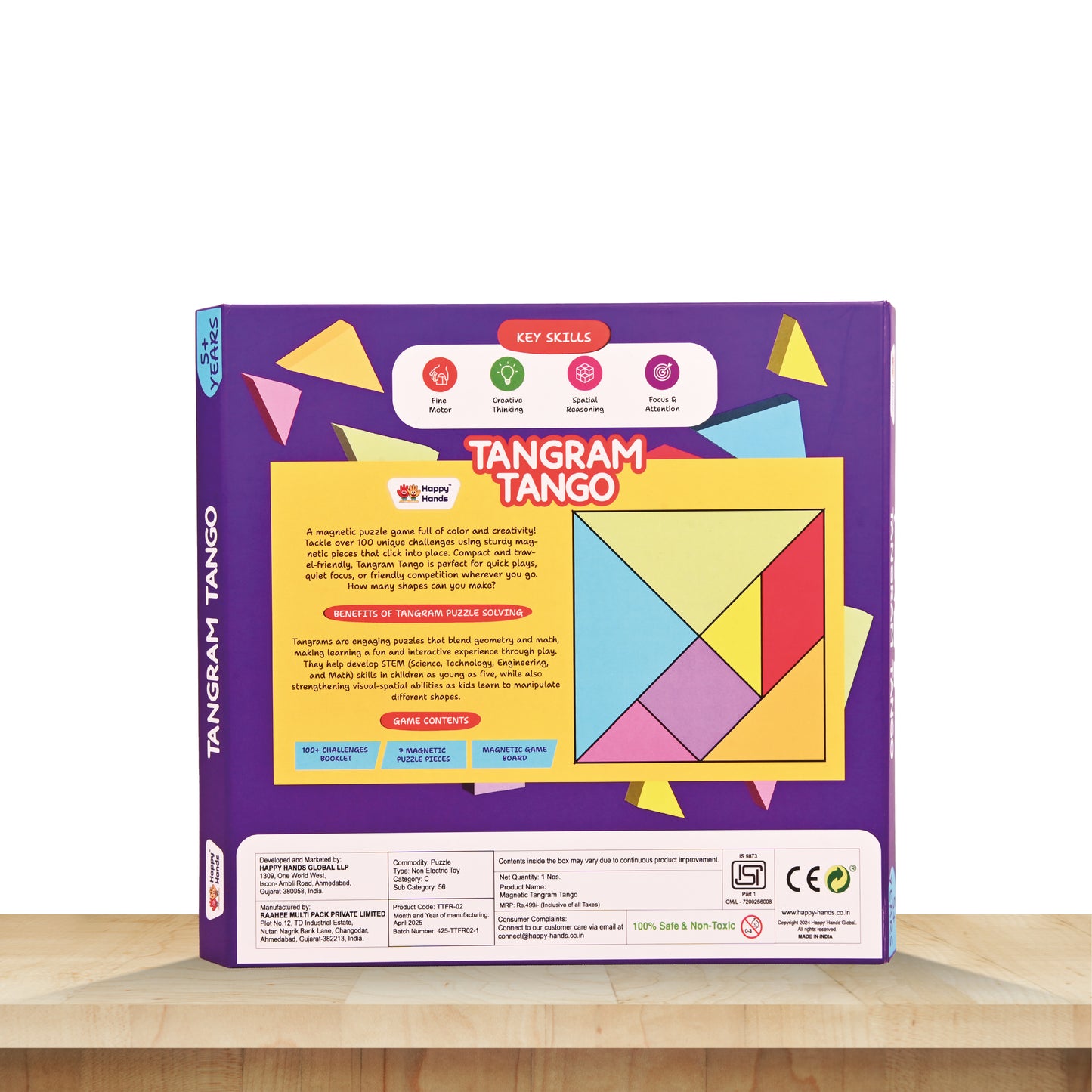 Tangram Tango - Magnetic Puzzle