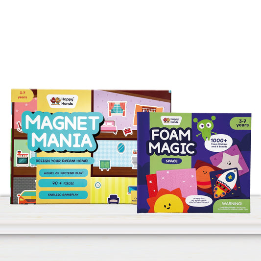 Happy Activity Combo (Magnet Mania + Foam Magic Space)