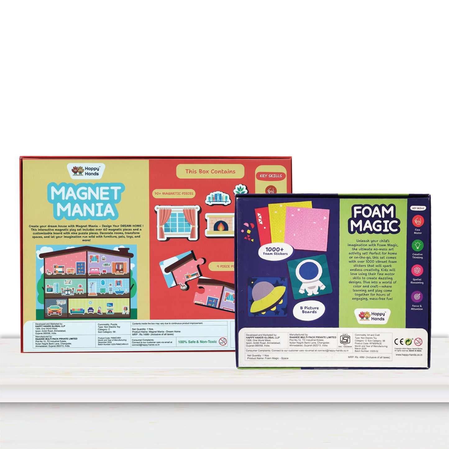 Happy Activity Combo (Magnet Mania + Foam Magic Space)