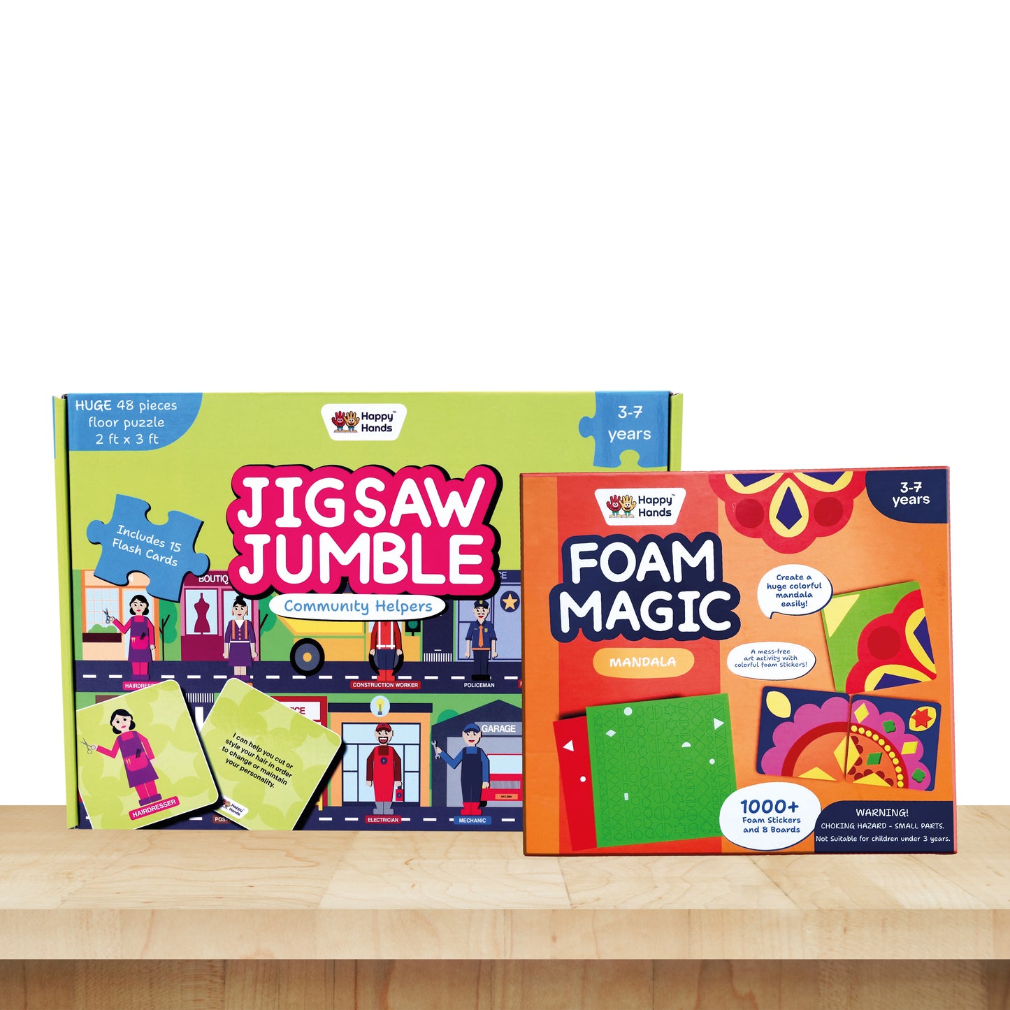 Puzzle and Craft Combo (Jigsaw Jumble and Foam Magic Mandala)