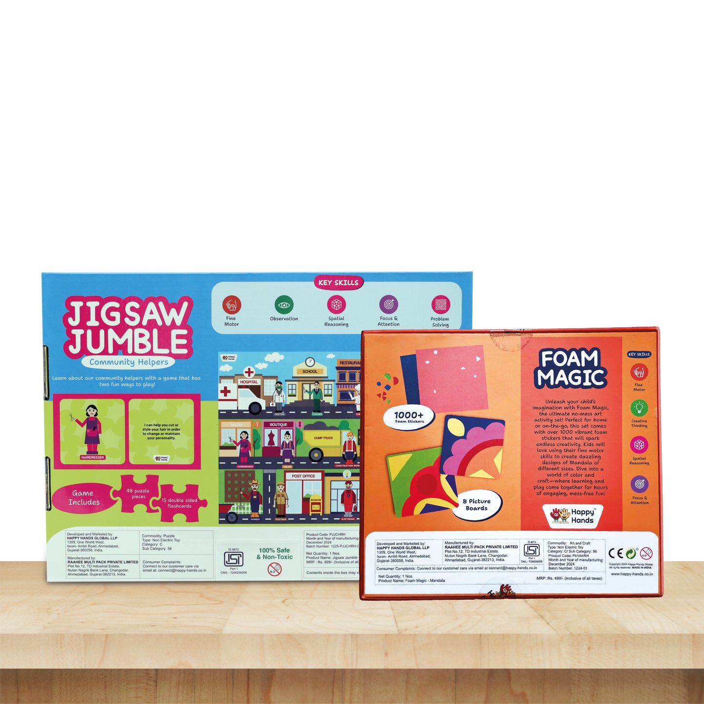 Puzzle and Craft Combo (Jigsaw Jumble and Foam Magic Mandala)