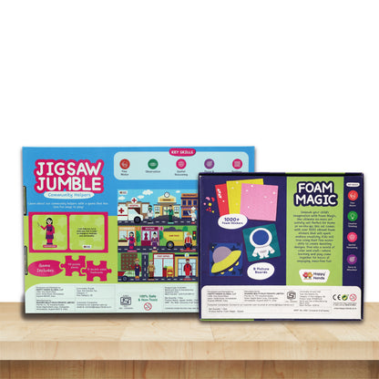 Jumble and Space Craft (Jigsaw Jumble and Foam Magic Space)