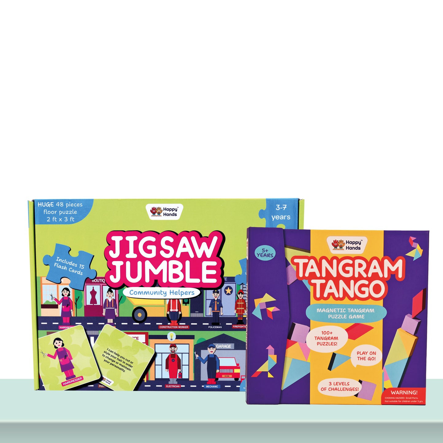 Jumble & Tango  Combo (Jigsaw Jumble and Tangram Tango)