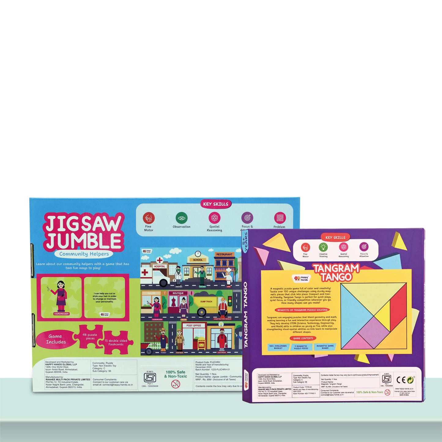 Jumble & Tango  Combo (Jigsaw Jumble and Tangram Tango)