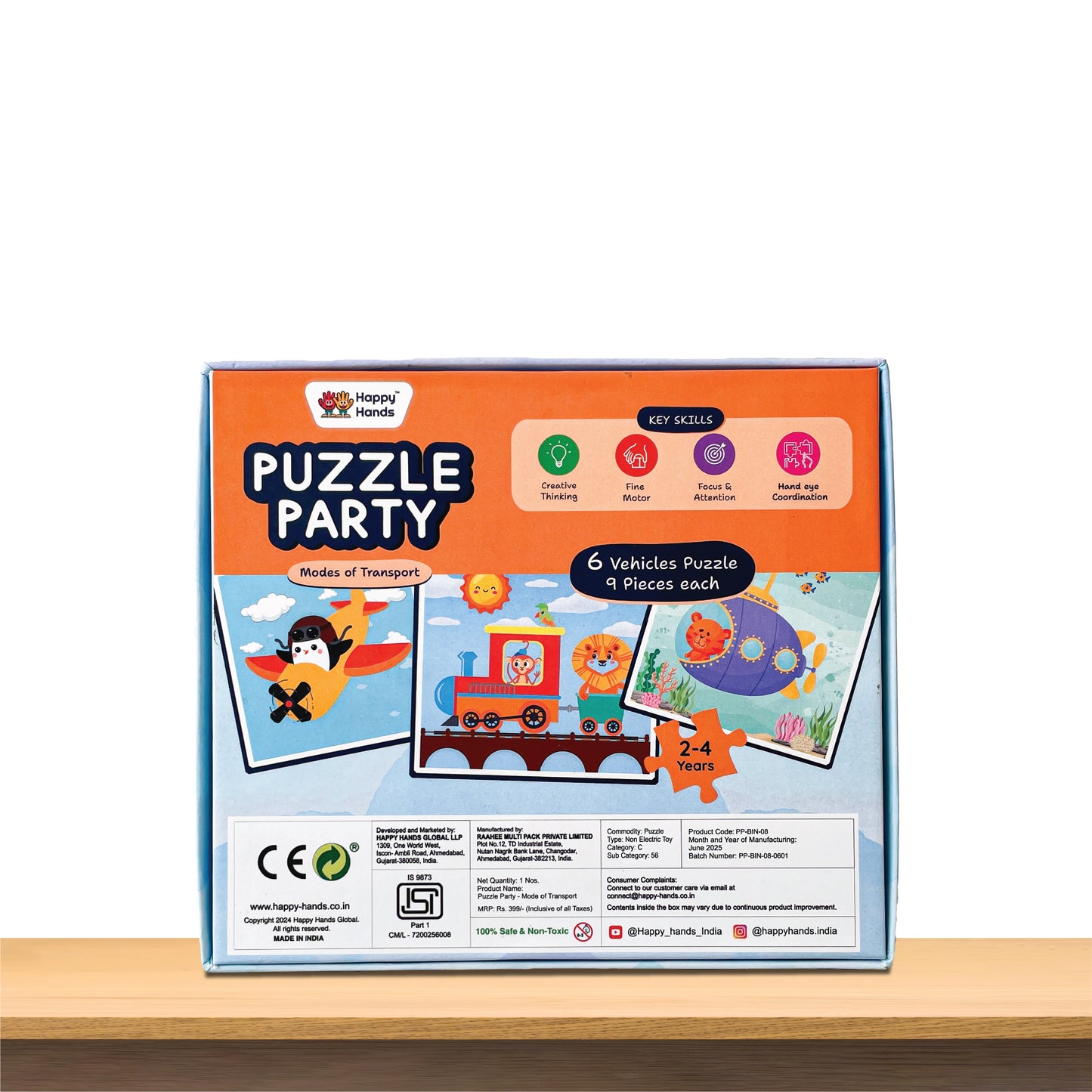 PUZZLE PARTY - 9 Piece Puzzle