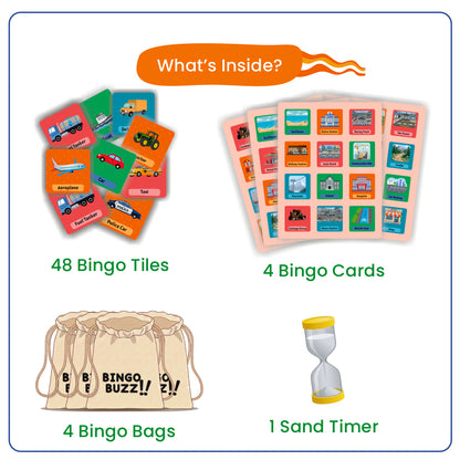 Bingo Buzz Vehicles & Destinations